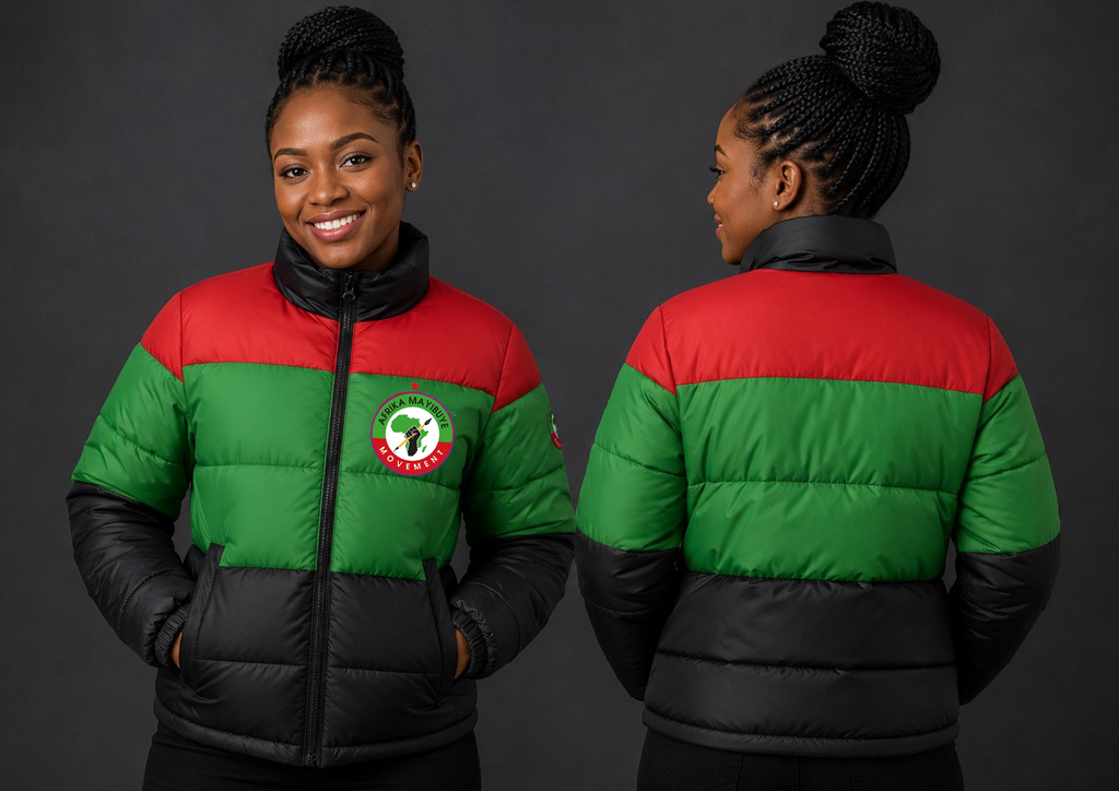 Red, Black and Green bomber jacket