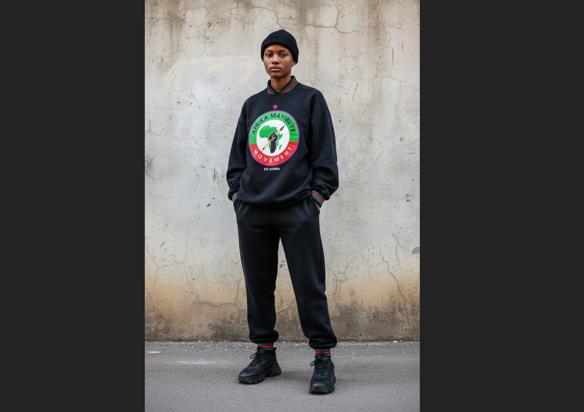 BLACK TRACKSUIT