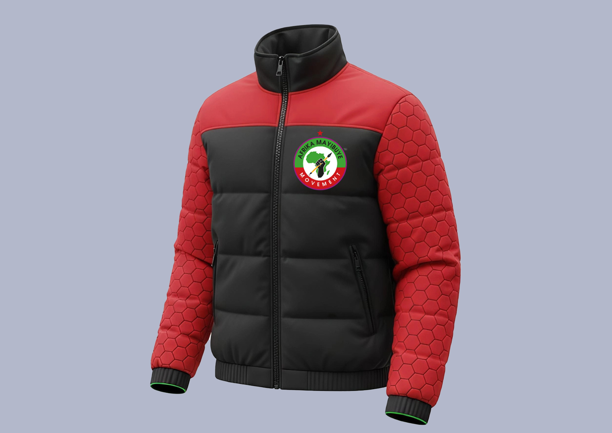 Red and Black Bomber Jacket