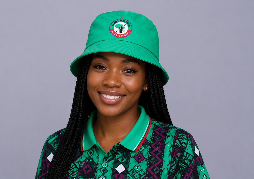 GREEN BUCKET HAT