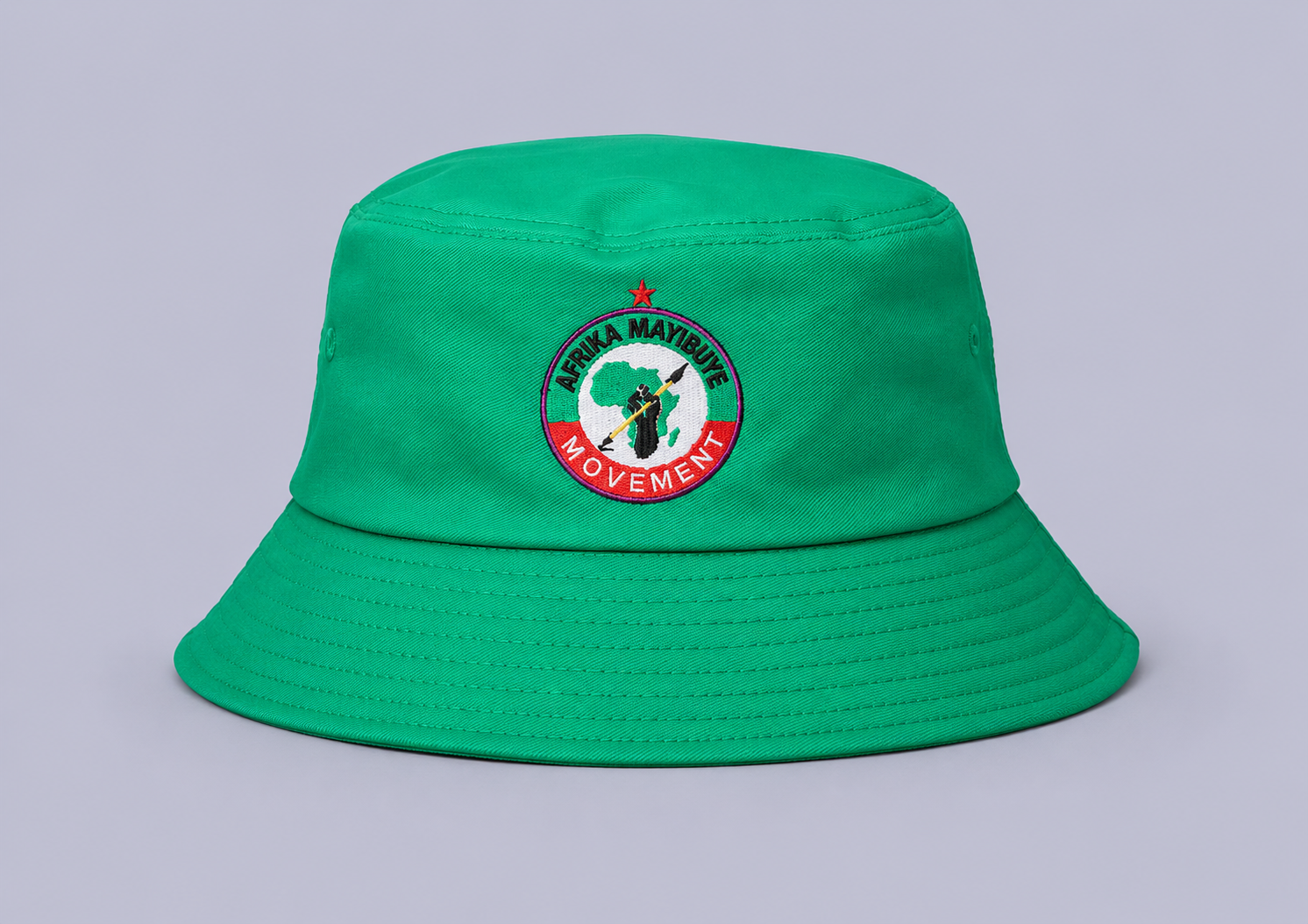 GREEN BUCKET HAT