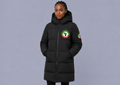 Black long Mayibuye bomber Jacket