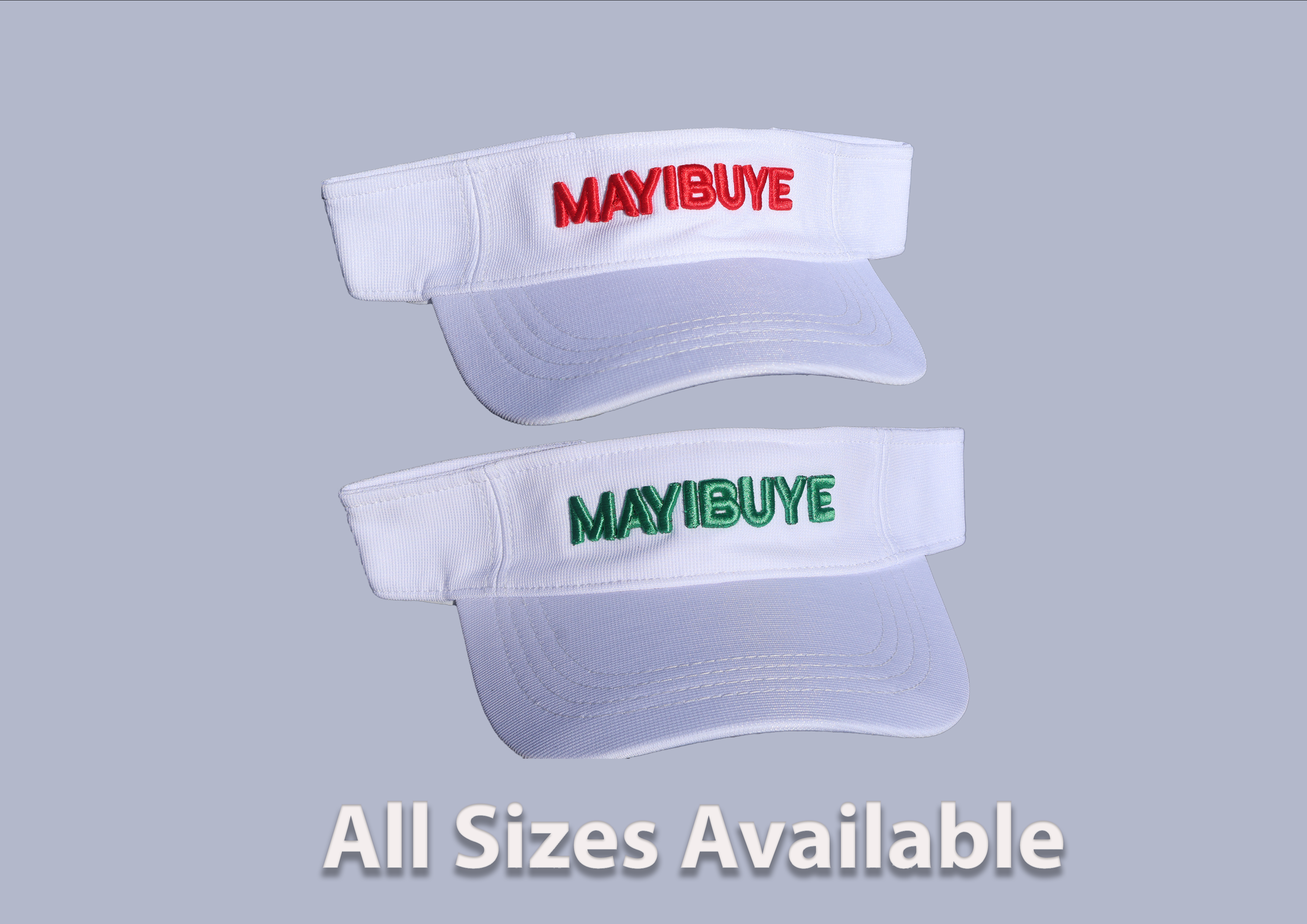WHITE HALF CAP