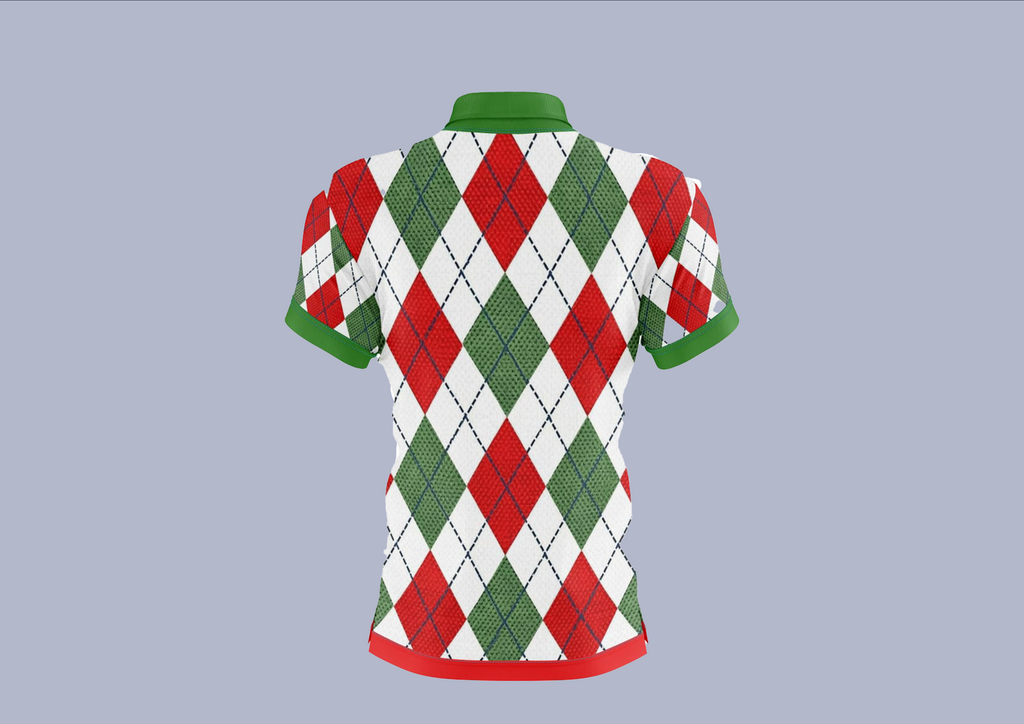 A- Emerald Classic Argyle Polo