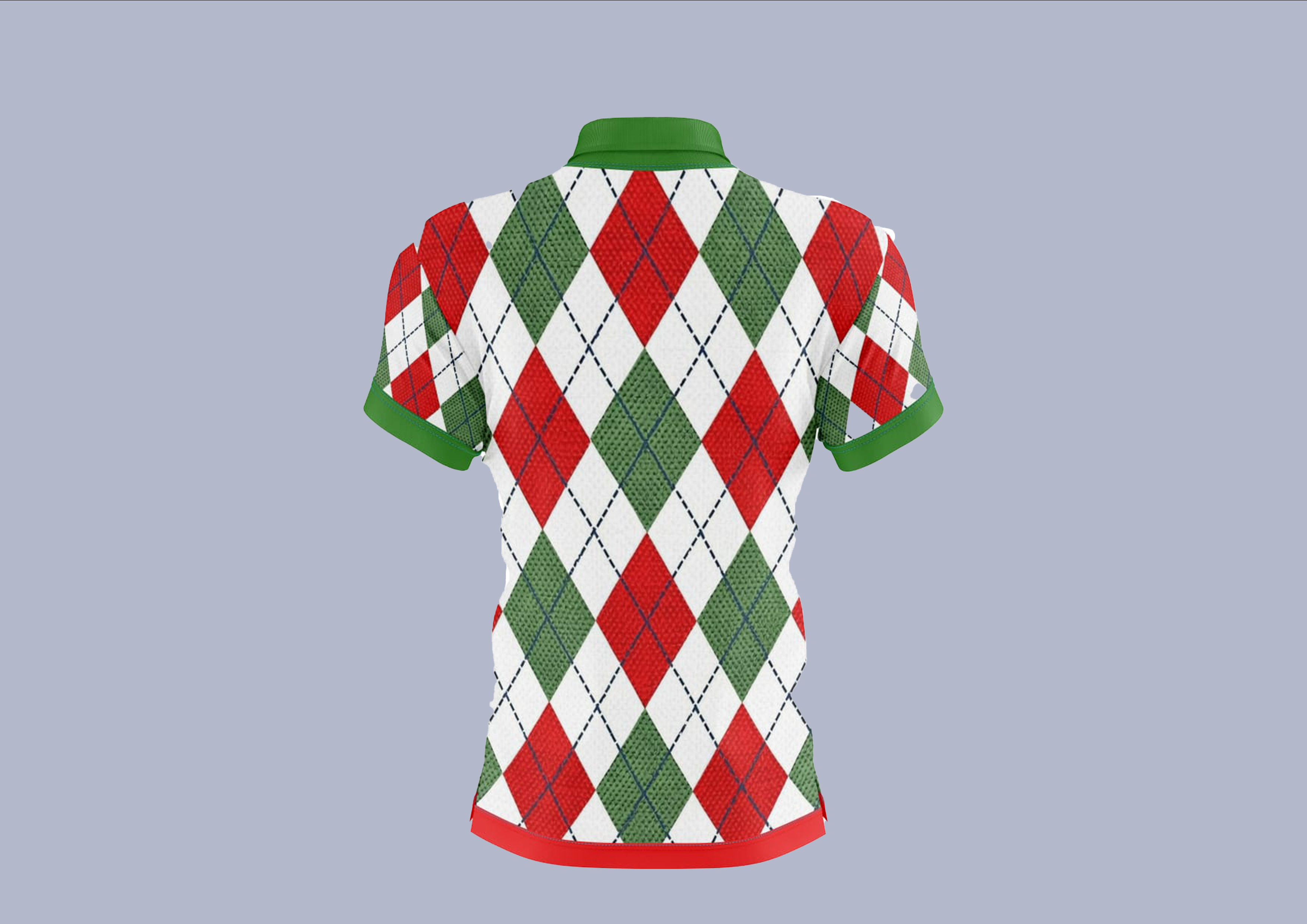 A- Emerald Classic Argyle Polo