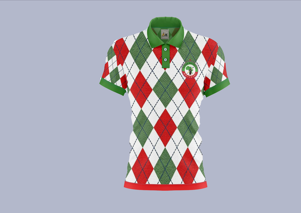 A- Emerald Classic Argyle Polo