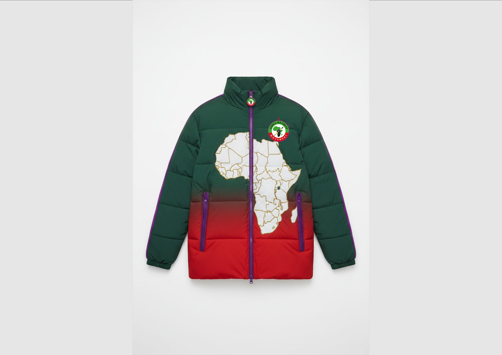 Map Puffer Jacket
