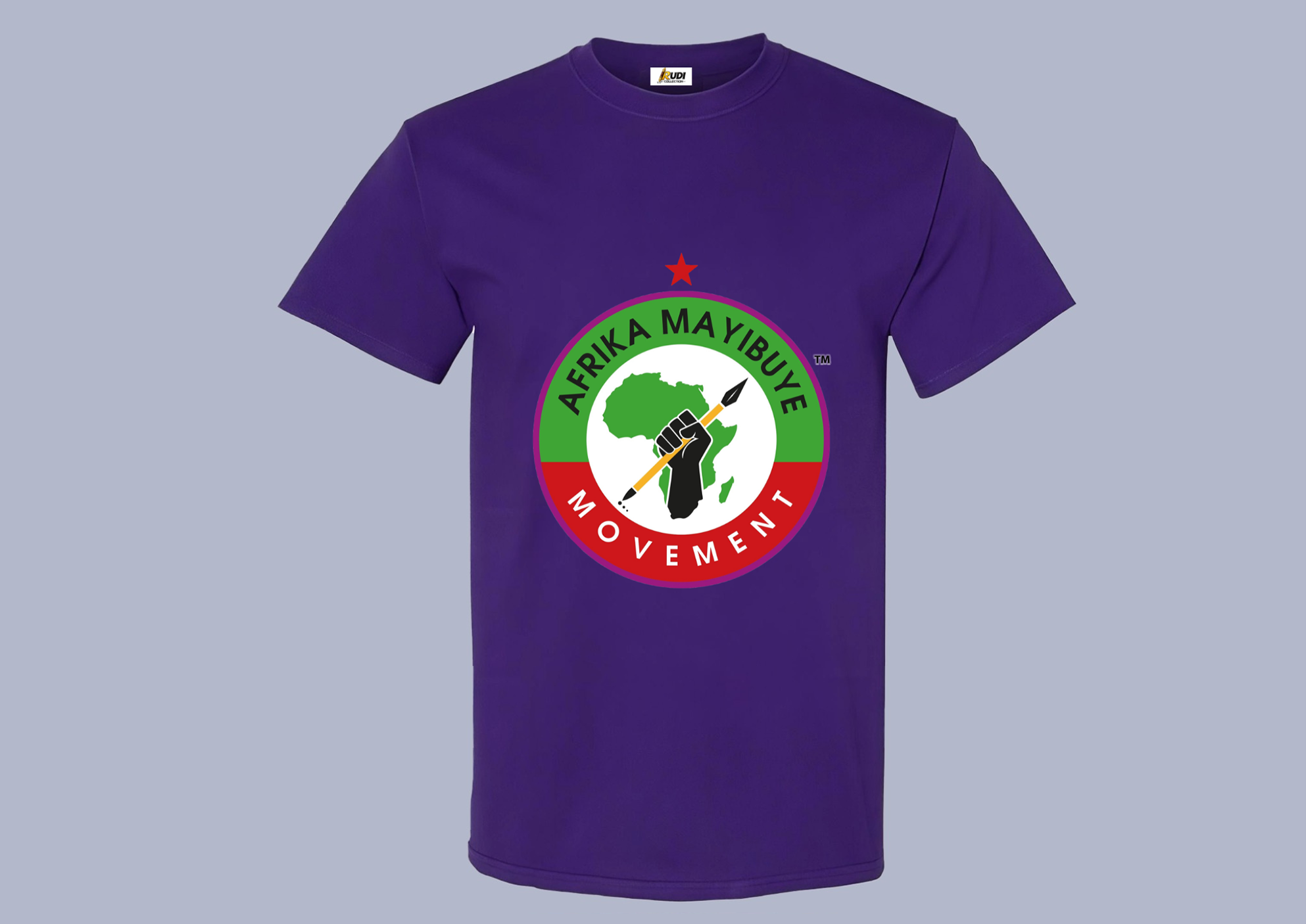 Purple Round Neck T-shirt