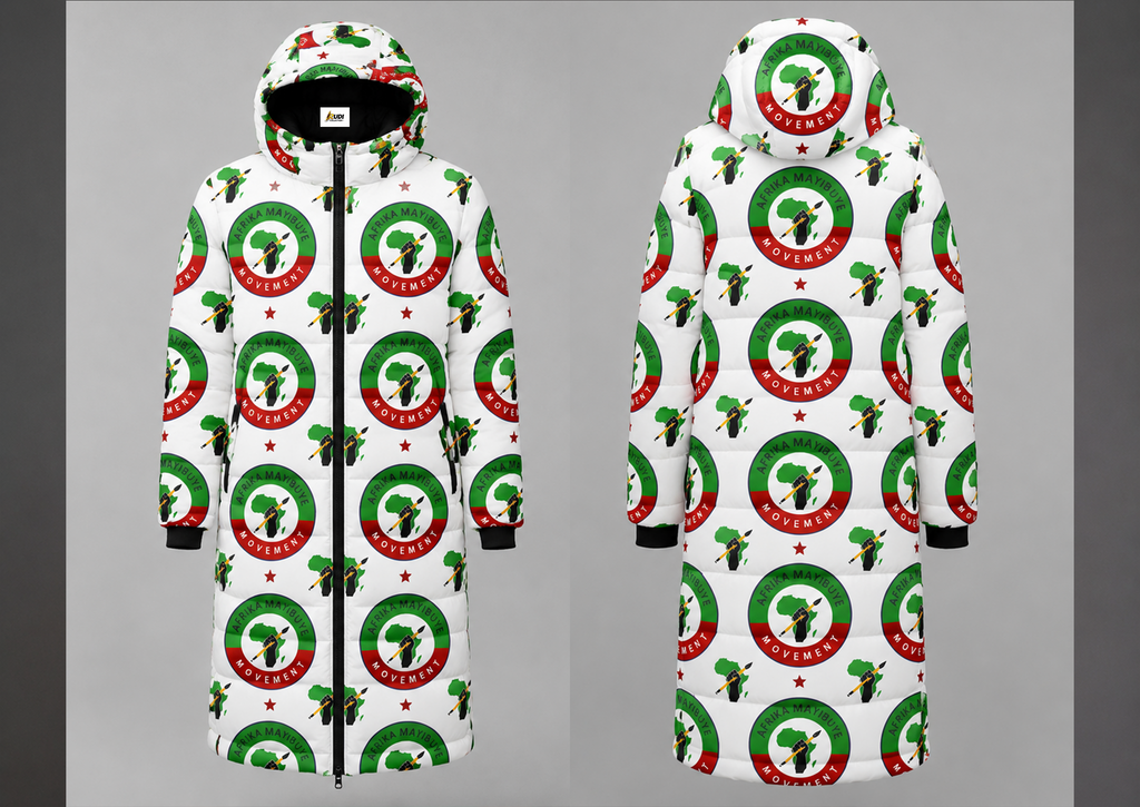 White Mayibuye Bomber Jacket