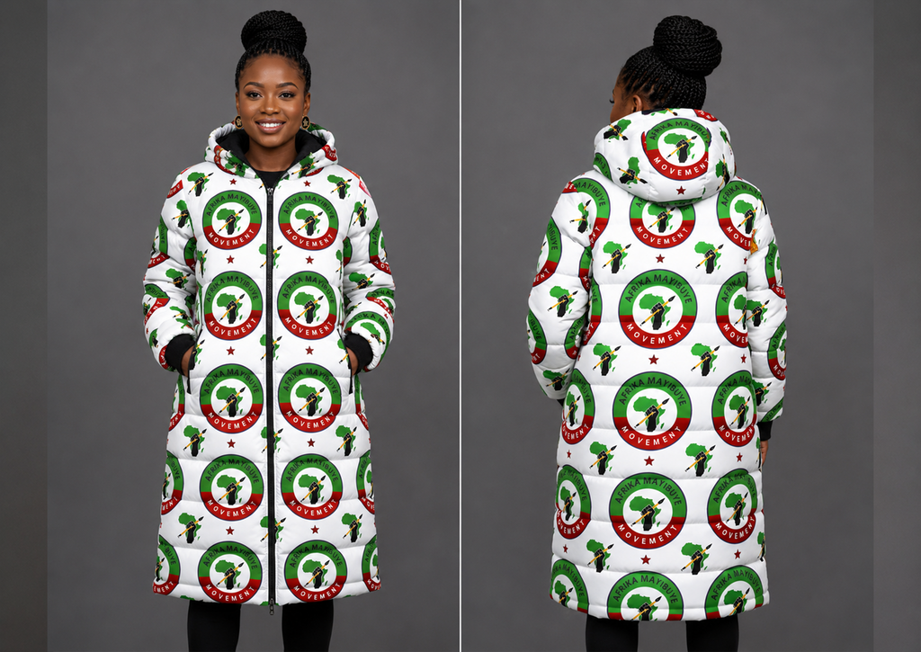 White Mayibuye Bomber Jacket