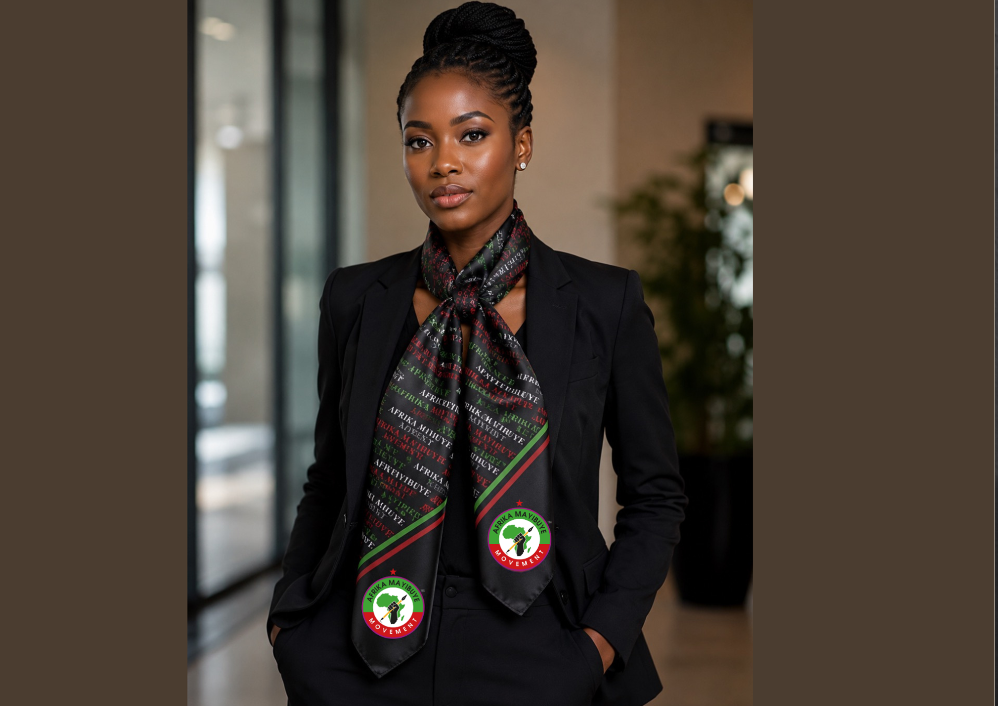 Afrika Mayibuye Chiffon Scarf