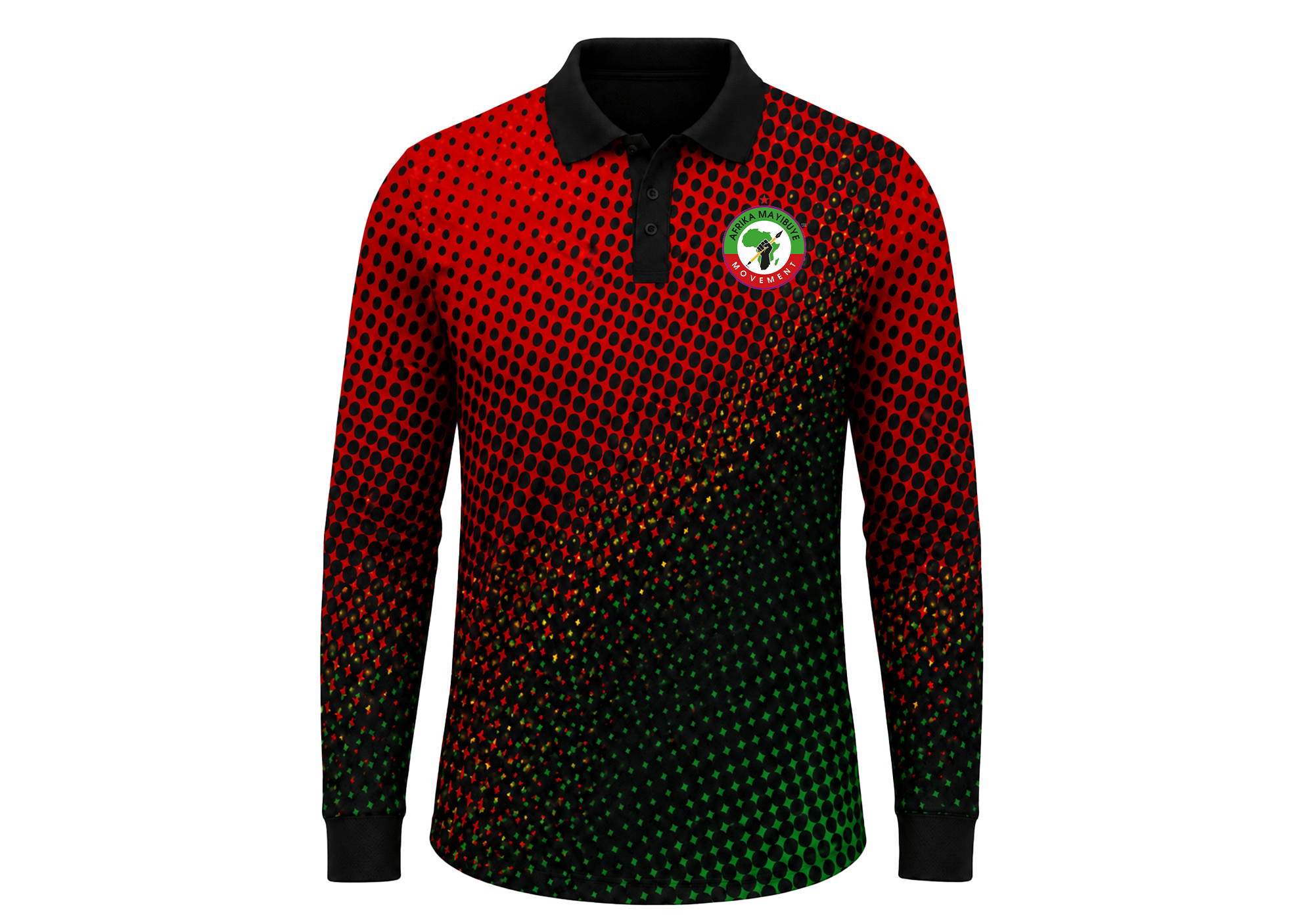 Afrika Mayibuye Long Sleeve Polo T-Shirt